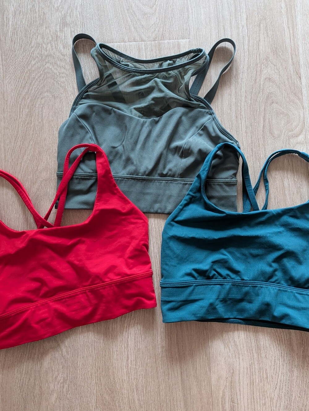 Set of 3 Lululemon Sports Bras - Size 6
